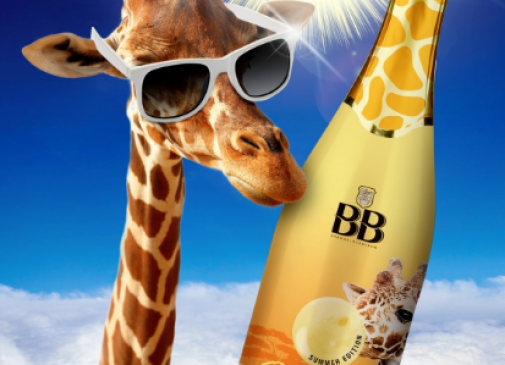 Zsiráfos BB pezsgő nyárra